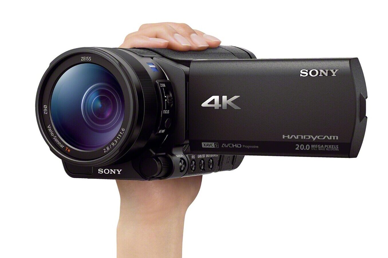 Caméscope SONY FDR-AX100 4K 2 1 17 1