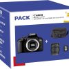 Appareil photo Reflex CANON PACK EOS 800D + 18-135 IS STM + FOURRE-TOUT + SD 16GO