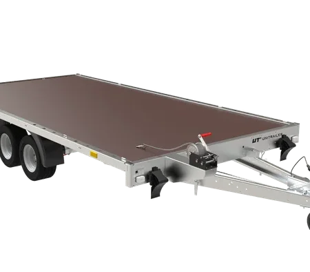 Remorque plate basculante 400×200 Uniplat 4020S P 2700 kg