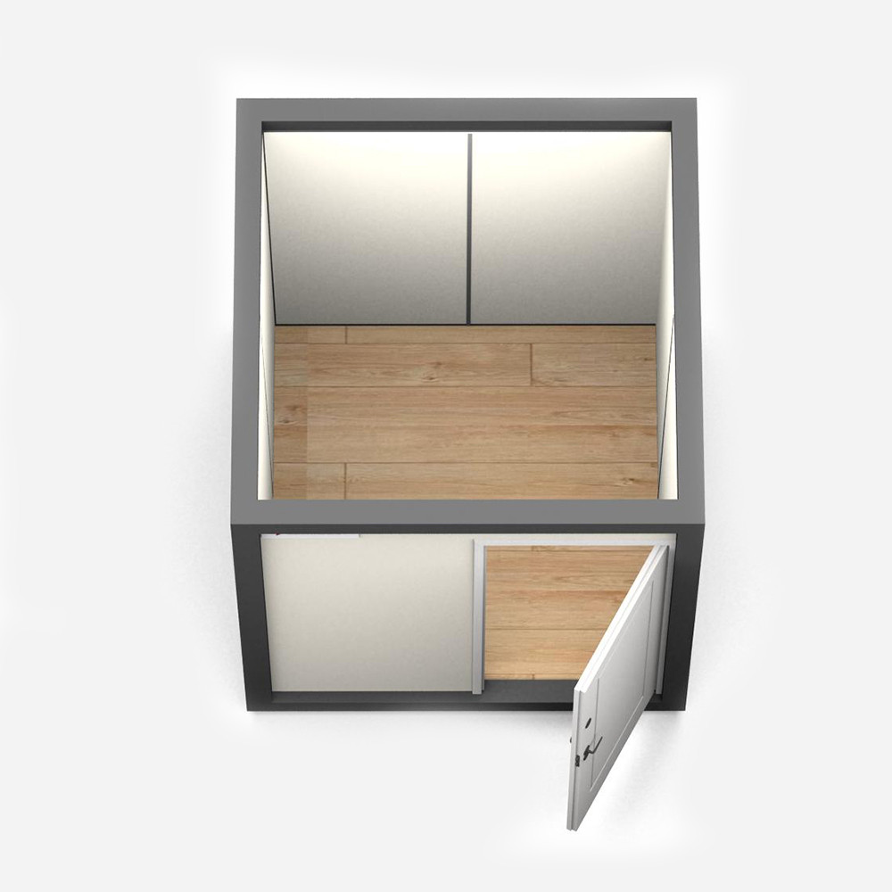 Conteneur aménagé De Bureau À Paquet Plat 2 M.