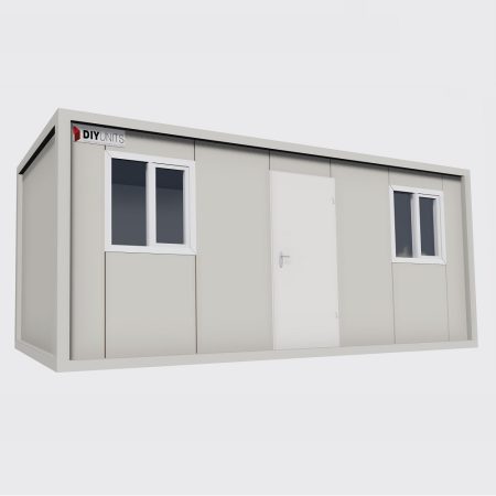 Conteneur aménagé bureau  plat 6 m.