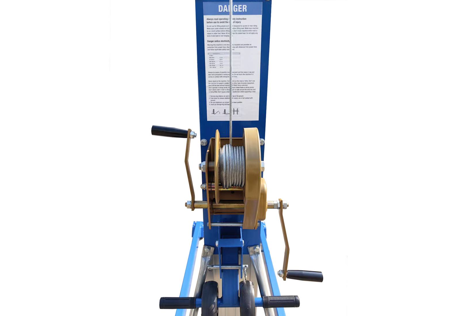 Élévateur ML400/3, charge max. 400 kg, 3.500 mm hauteur du châssis, SolidHub