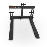 Fourche à palettes pour tracteur PT700, force de levage 700 kg, longueur de fourche 910 mm, TecMaschin