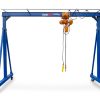 Portique mobile PKA1000/2 avec palan à chaîne, groupe de marchandise B, capacité de charge max. 1.000 kg, hauteur de levage 2 409 mm, SolidHub
