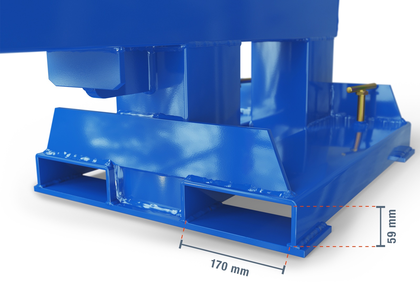 Bras de grue pour chariot élévateur, charge max. 4.750 kg, SolidHub