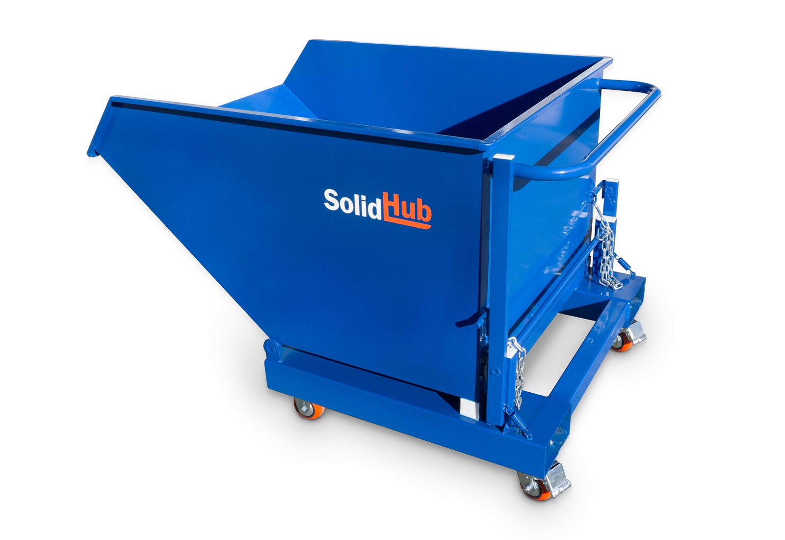 Benne basculante MK600 sur roues, 1.000 mm x 1.450 mm x 970 mm, volume 600 l , SolidHub