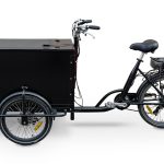 Vélo de charge électrique solaire, 25 km/h 150 kg Charge maximale, 1 batterie incluse