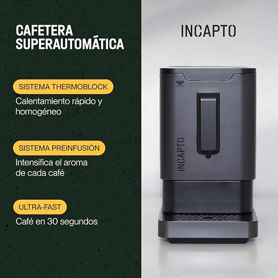 Incapto Coffee Cafetière Superautomatique Espresso