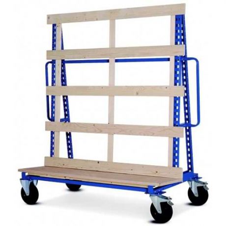 701122 chariot porte panneaux simple face