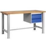 Etabli professionnel L. 1500 mm – Version 2 tiroirs