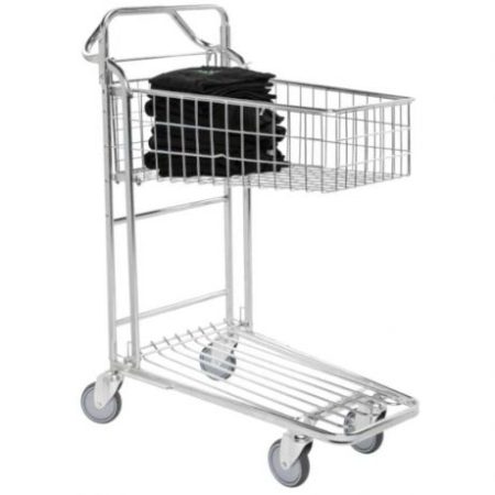 Chariot à panier profond