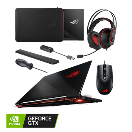 ASUS ROG ZEPHYRUS-GX501VS-GZ054T / NVIDIA® GeForce® GTX 1070 / Windows 10 Home / Souris gaming et Casque inclus