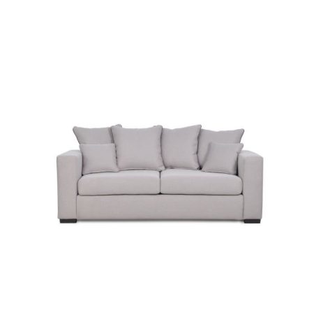 Canapé 2/3 places convertible en tissu Beige – L 200 x P 94 x H 87 cm