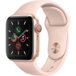 Apple Watch Series 5 Cellular 40 mm Boîtier en Aluminium Or avec Bracelet Sport Rose – S/M