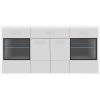 Buffet bas contemporain blanc brillant – L 170 cm