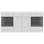 Buffet bas contemporain blanc brillant – L 170 cm