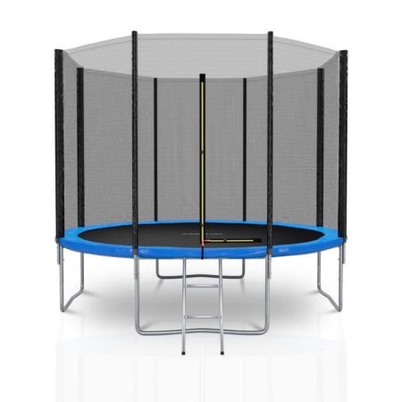 Trampoline extérieur Deluxe Jump4Fun 10Ft – ø305cm Bleu