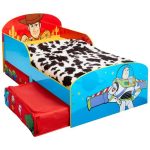 Lit enfant 70×140 cm avec espace de rangement sous le lit