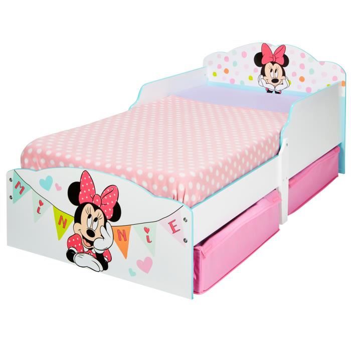 Lit enfant en bois 140 * 70 cm avec tiroirs de rangement sous le lit 7 a 184
