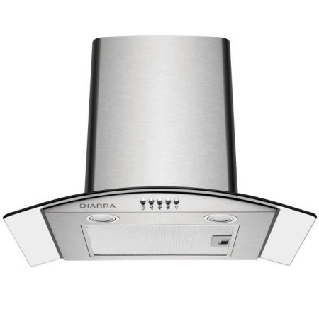 Hotte aspirante 60cm >550m3/h -56db -éclairage LED -3 Vitesses -Extra & Recyclage -Inox -Hotte Décorative Cuisine Murale
