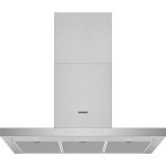 Hotte décorative murale box 90 cm – Débit d&rsquo;air 718 m3/h – Inox