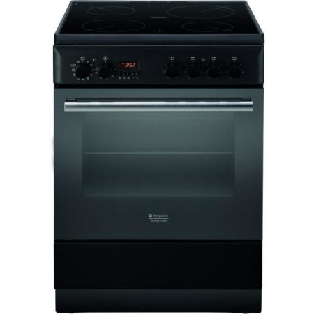 Cuisinière table vitrocéramique 4 foyers – Four électrique – 60L – A – L60xH85cm – Anthracite