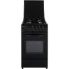 Cuisinière gaz – Noir – 50×50 – Eclairage – Grill électrique