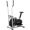 Vélo elliptique avec écran LCD Cross Trainer Home Trainer Appareil de Fitness Cardio 90 cm x 53 cm x 158 cm Noir – TECTAKE