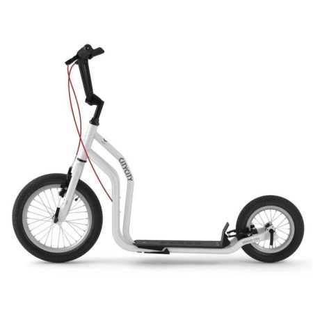 Trottinette-Grande-Roue City RunRun Blanc