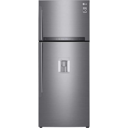 Réfrigérateur congélateur haut LG GTF7043PS – 438L (321+117) – Froid ventilé A++ – L70m x H178cm – Inox