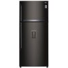 Réfrigerateur congélateur 2 portes LG – GTF7850BL – 509L (379L + 130L) – NO FROST – A++ – L78cm x H180cm – Noir