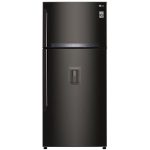 Réfrigerateur congélateur 2 portes LG – GTF7850BL – 509L (379L + 130L) – NO FROST – A++ – L78cm x H180cm – Noir
