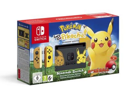 Console Nintendo Switch Pokémon Let&rsquo;s Go Pikachu ! Edition Pikachu et Évoli