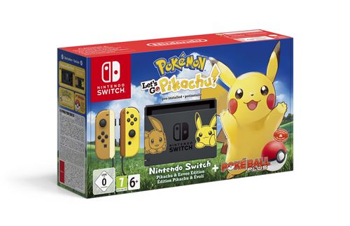 Console Nintendo Switch Pokémon Let’s Go Pikachu ! Edition Pikachu et Évoli 8 a 356