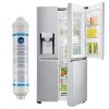 REFRIGERATEUR FRIGO AMERICAIN US 3 Portes inox 601L A++ Froid ventilé No Frost Distributeur d&rsquo;eau  LG