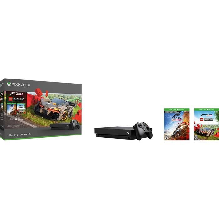 Xbox One X 1 To + Forza Horizon 4 + DLC LEGO + 1 mois d’essai au Xbox Live Gold et Xbox Game Pass 11 a 383