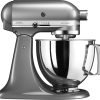 Robot patissier KITCHENAID 5KSM125ECU ARTISAN GRIS ARGENT