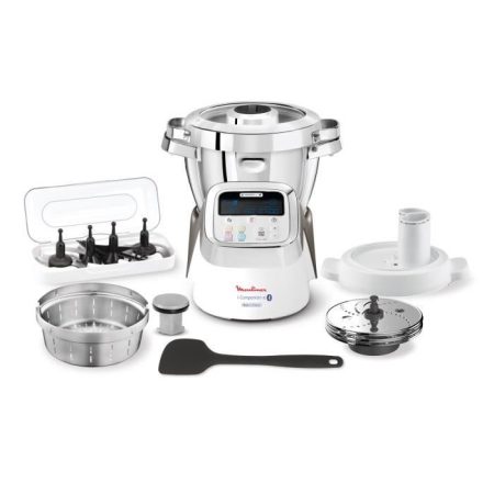 Robot cuiseur MOULINEX HF906B10 Robot cuiseur I-Companion XL – 1550 W – Gris