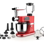 Robot pâtissier multifonctions – 1000 W – Rouge – CONTINENTAL EDISON