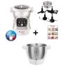 Robot cuiseur MOULINEX Companion HF800A10 + Bol Supplémentaire XF380E11