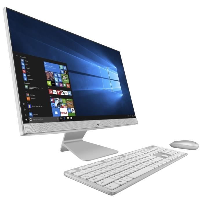 Ordinateur Tout-en-un ASUS AIO V241ICUKWA224T 24 »FHD – Core i7-8550U – RAM 8Go – 1To+128Go SSD – Blanc – Windows 10 10 a 476