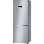 Réfrigérateur combi – 385 L (280 L + 105 L) – NoFrost MultiAirflow – A++ – HxLxP 186 x 70 x 67 cm – Inox  BOSCH KGN46XL30