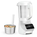 Blender MOULINEX SOUP&PLUS GRIS 1100 W AVEC PANIER VAPEUR INOX