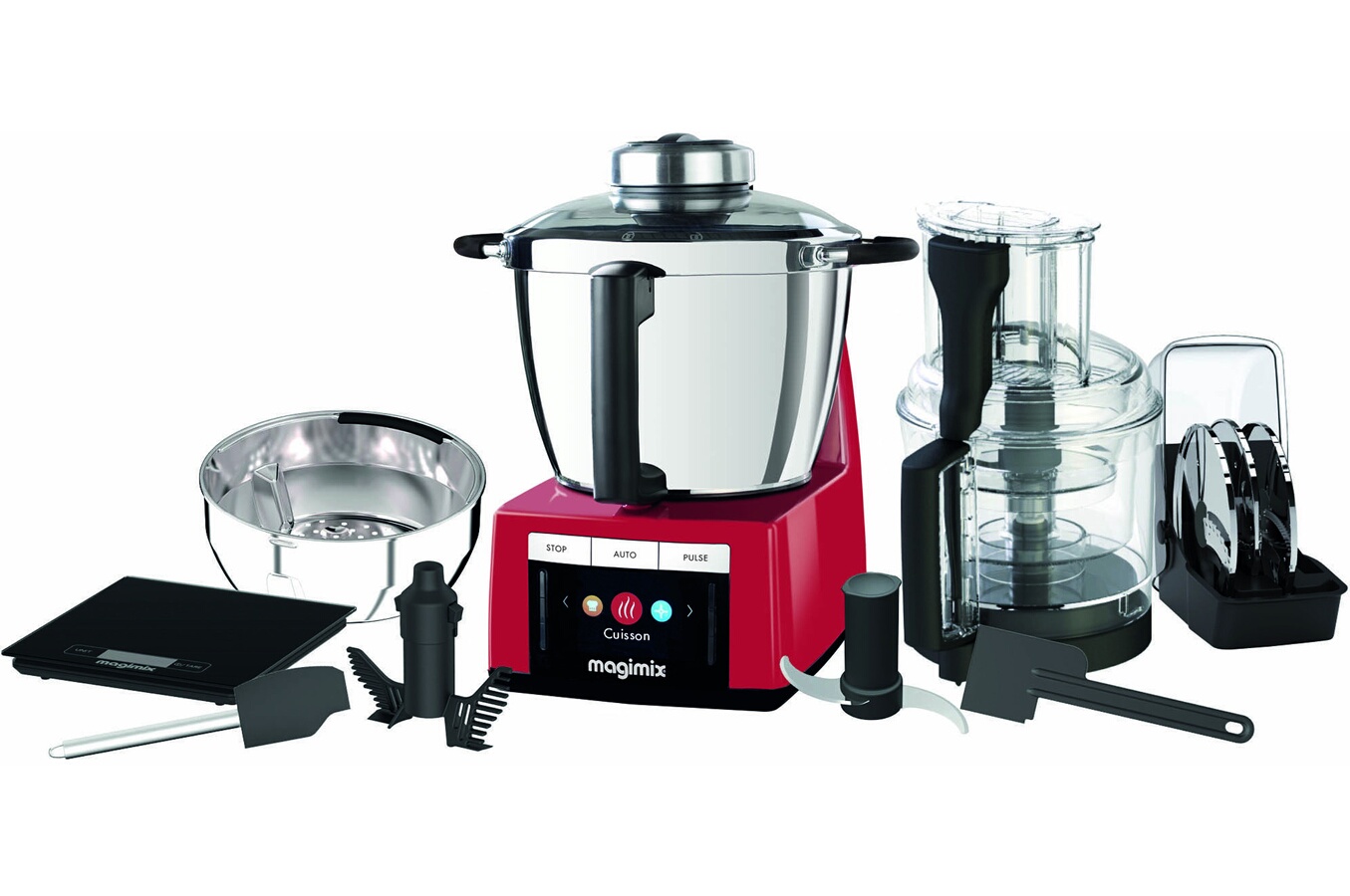 Robot cuiseur MAGIMIX COOK EXPERT ROUGE 18904