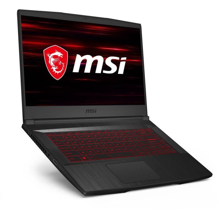 MSI PC Portable – GF65 Thin 9SE-225FR – 15,6″ FHD – Core i7-9750H – RAM 8Go – Stockage 512Go SSD – RTX 2060 6Go – Windows 10 Home