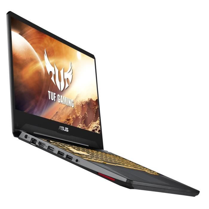 ASUS TUF565DV-AL125- 15,6″FHD – Ryzen 7-3750H- RAM 8Go – Stockage 512Go SSD – RTX 2060 6G – sans OS – PC Portable Gamer