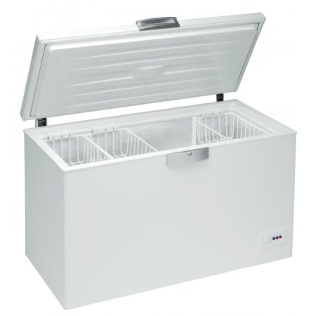 Congélateur coffre – 284L – Froid statique – A+ – L 128,5cm x H 86cm – Blanc  BEKO HSA 29520 –