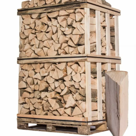 BOIS DE CHAUFFAGE – 33 CM – MÉLANGE DE BOIS DURS – PALETTE 2 M3 – 2.9 STÈRES