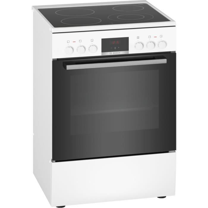 bosch cuisiniere electrique 66l 4 feux blanc h