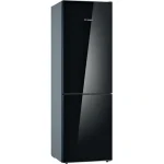 BOSCH KGV36VBEAS – Réfrigérateur combiné – 307 L (213 + 94 L) – Froid low frost – L 60 x H 186 cm – Noir